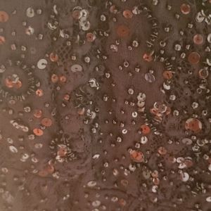 Ann Taylor shirt sequined black gently used